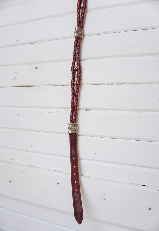 1996 Braided Leather Western Belt