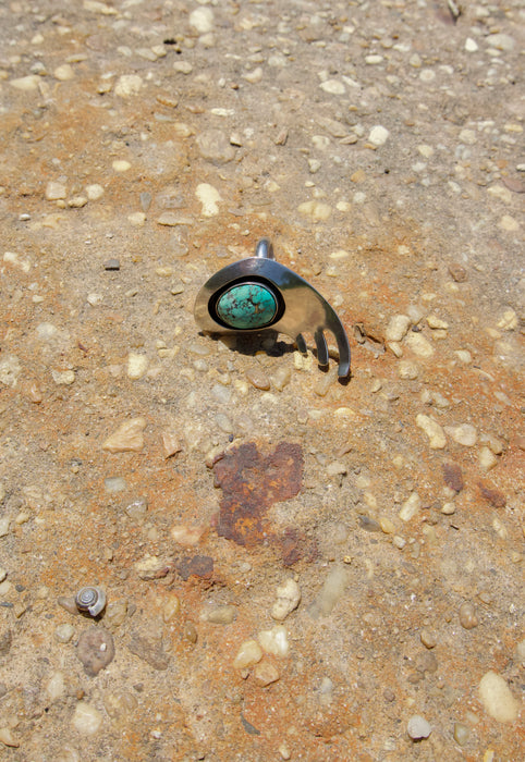 Christie Araujo Idylwild Vintage Turquoise Statement Ring Gallery Art Unique Rare Southwestern Jewelry