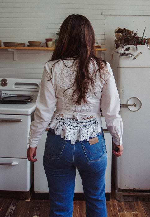 Christie Araujo Idylwild Vintage 90s Rodeo Queen 90s Country Blouse