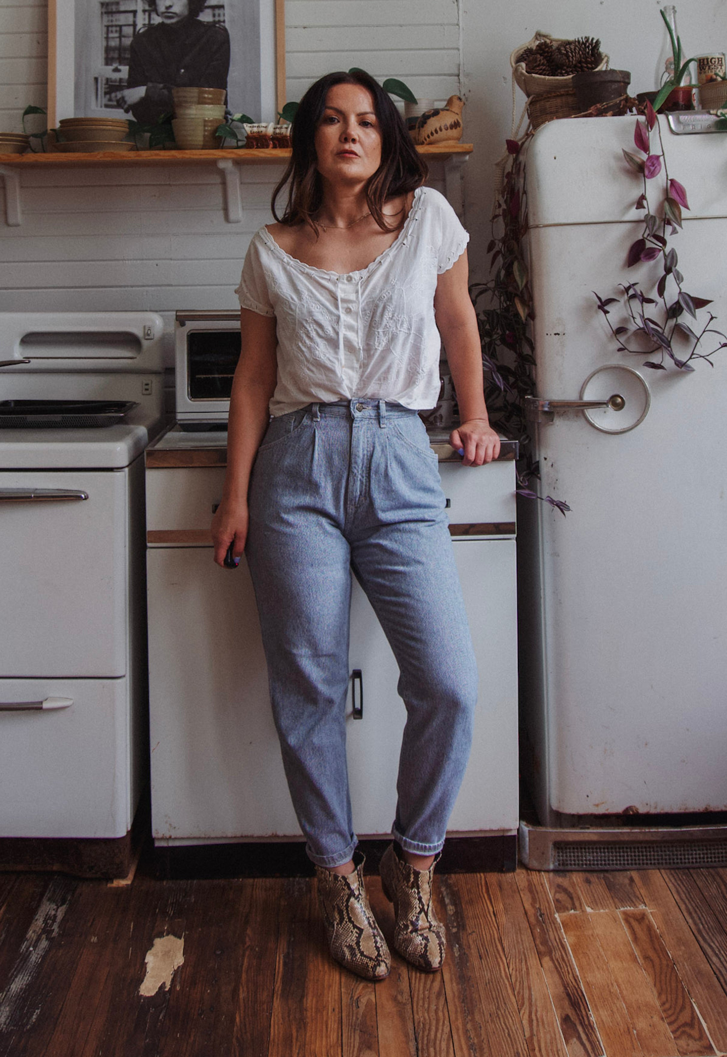 Vintage 90s Pleated and Tapered Gingham Micro Check 100 Cotton Denim Jeans
