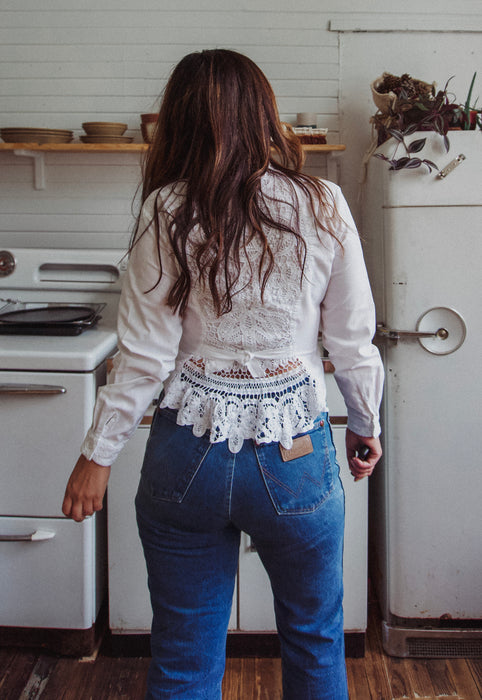 Christie Araujo Idylwild Vintage 90s Rodeo Queen 90s Country Blouse