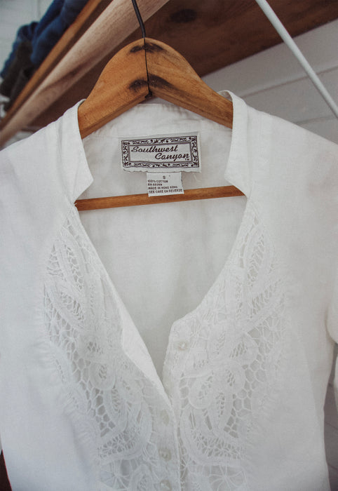 Christie Araujo Idylwild Vintage 90s Rodeo Queen 90s Country Blouse