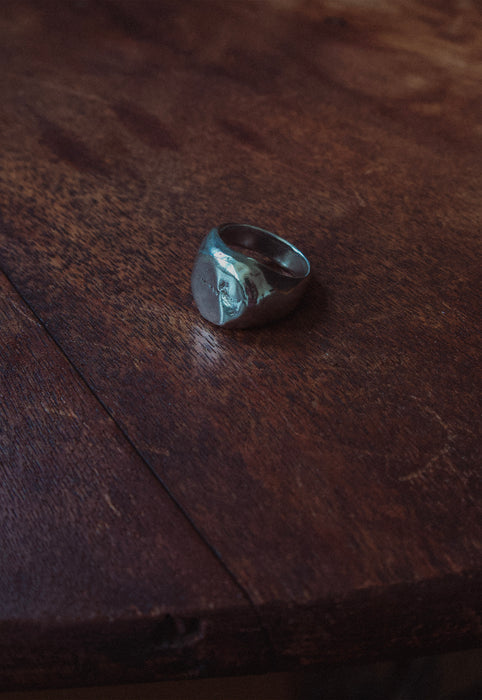 Solid Sterling Silver Stout Ring Nugget