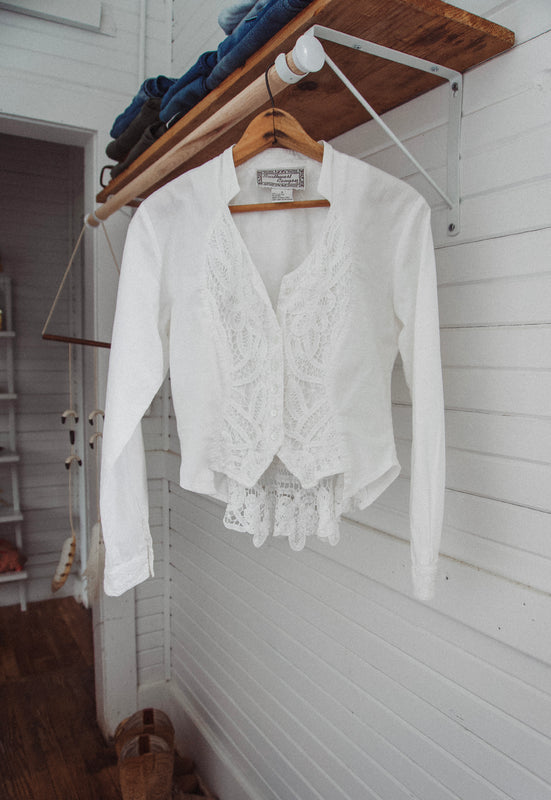 Christie Araujo Idylwild Vintage 90s Rodeo Queen 90s Country Blouse