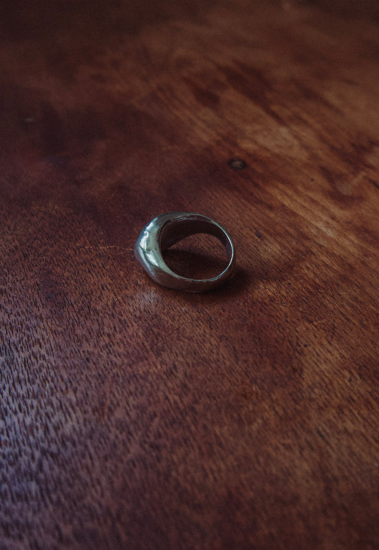 Solid Sterling Silver Stout Ring Nugget