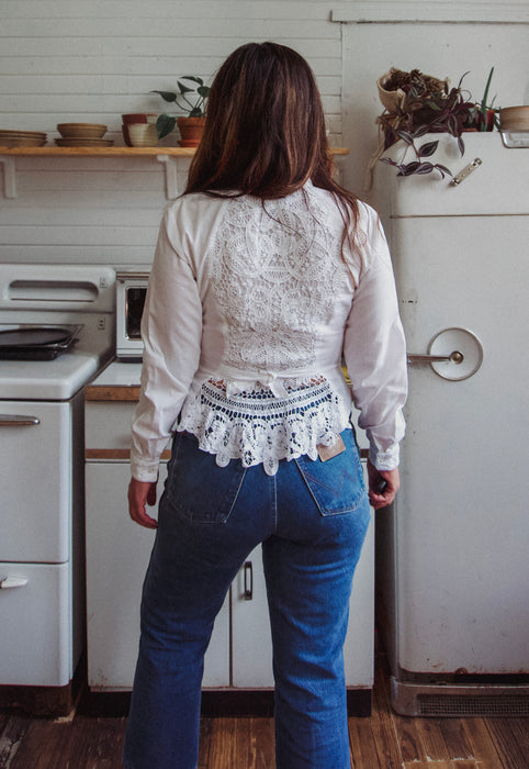 Christie Araujo Idylwild Vintage 90s Rodeo Queen 90s Country Blouse