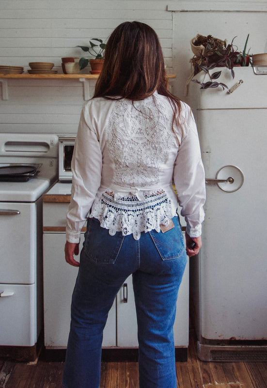 Christie Araujo Idylwild Vintage 90s Rodeo Queen 90s Country Blouse