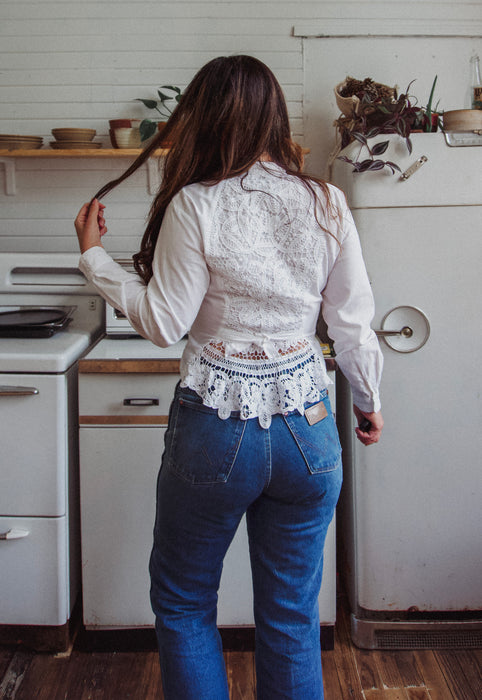 Christie Araujo Idylwild Vintage 90s Rodeo Queen 90s Country Blouse