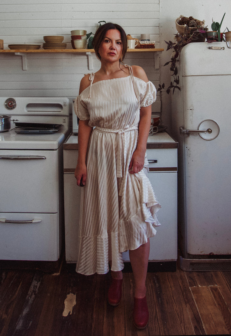 Vintage 70's Asymmetrical Hem Dress