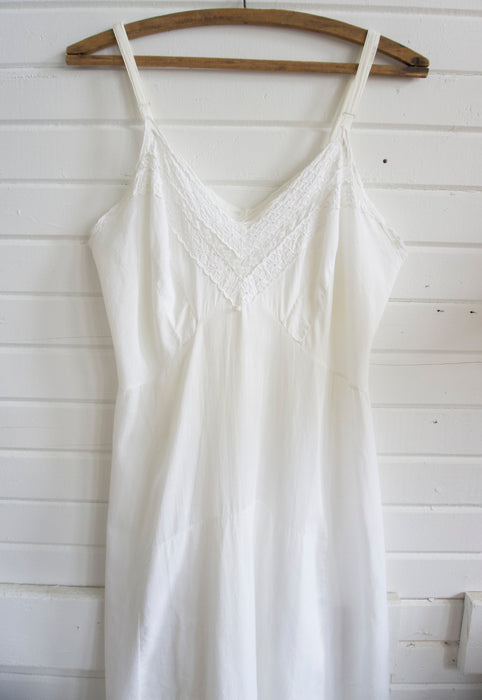 Vintage Artemis Cotton Batiste Slip