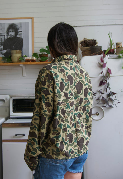 Vintage 70's Black Sheep Duck Camo Outer Shirt