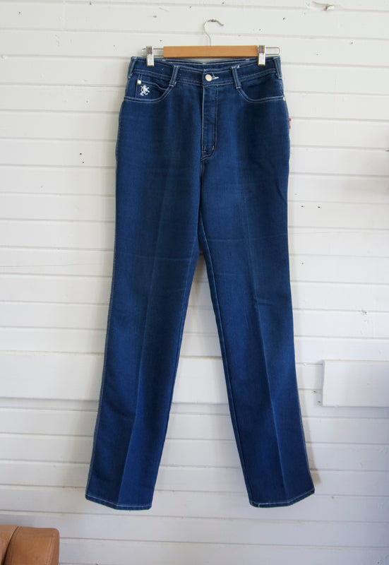 Idylwild Vintage Braxton Dark Denim Stretch Jeans