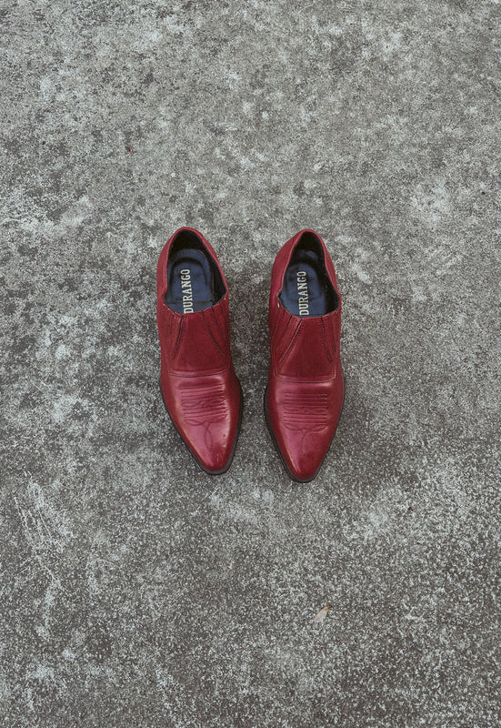 Idylwild Vintage Brick Red Durango Shoes