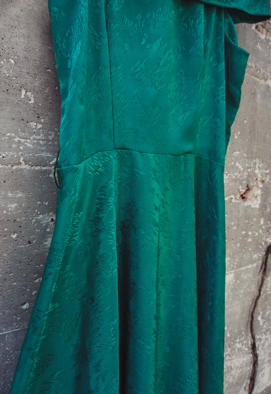 Idylwild Vintage Jungle Green 1950's Party Dress