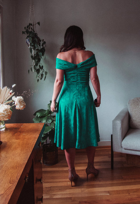 Idylwild Vintage Jungle Green 1950's Party Dress