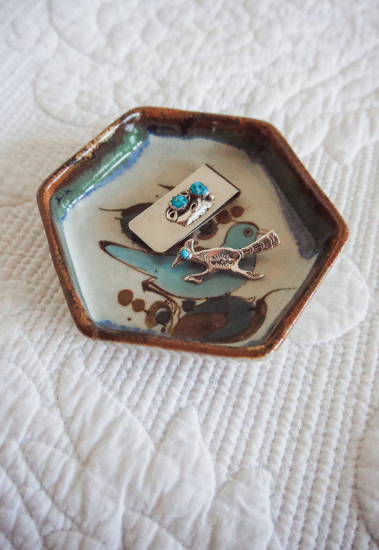 Idylwild Vintage Turquoise and Sterling Silver Money Clip