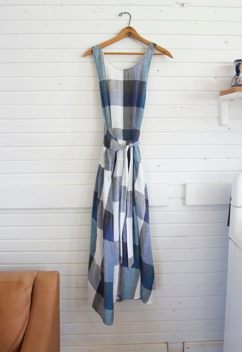 Rare Vintage 1970s French Countryside French Connection 70s Wrap Dress Cotton