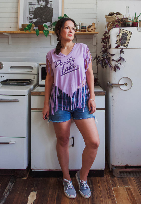Devil's Lake 80's Vacation Fringe Tee