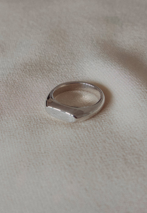 Sterling Silver Idylwild Slim Signet Ring