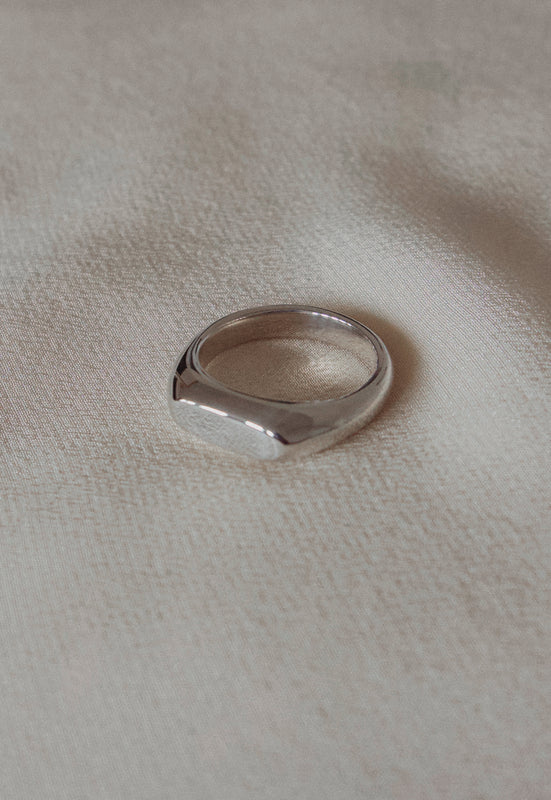 Sterling Silver Idylwild Slim Signet Ring