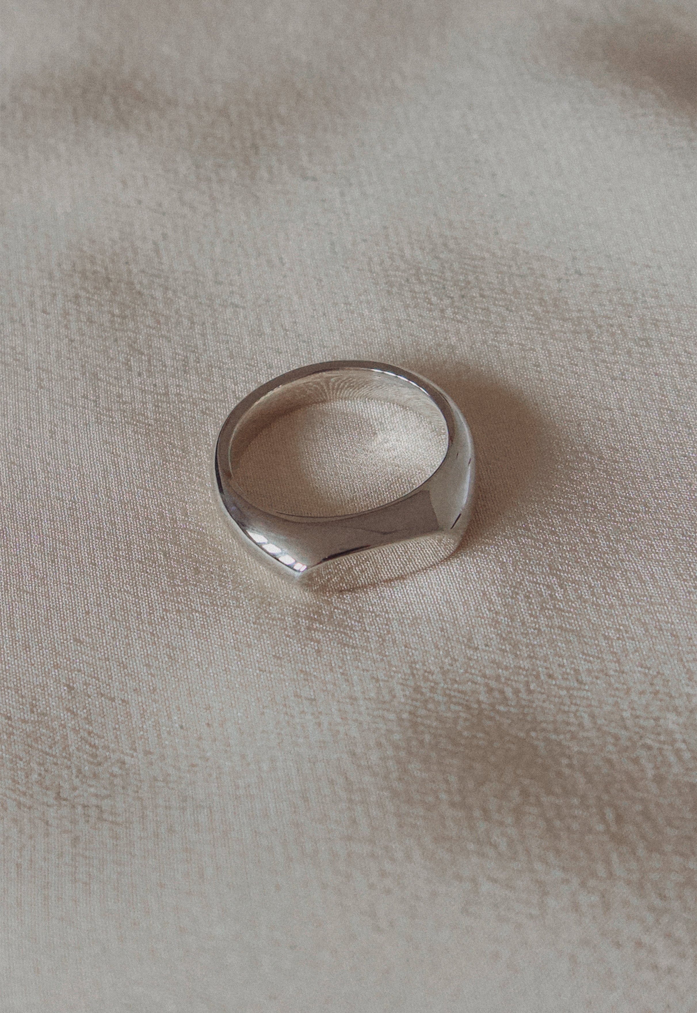 Sterling Silver Idylwild Slim Signet Ring