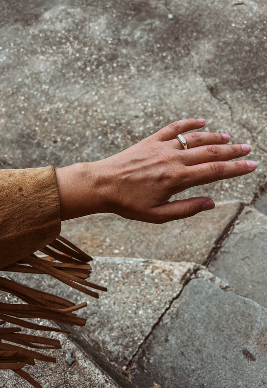 Sterling Silver Idylwild Slim Signet Ring