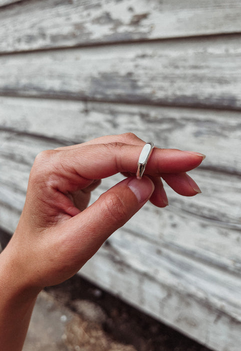 Sterling Silver Idylwild Slim Signet Ring