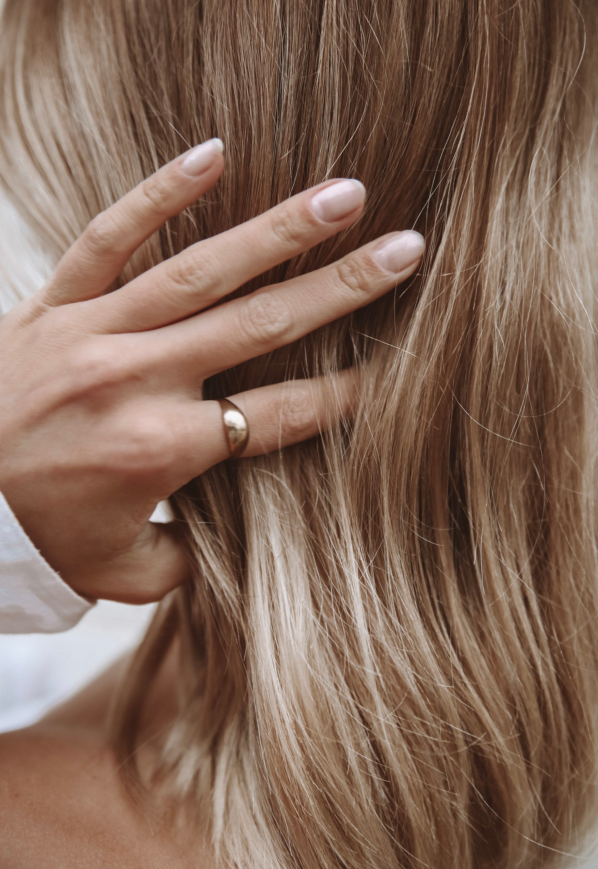 Mountainside Made Jewelry Brass Cairo Bump Pinky Ring