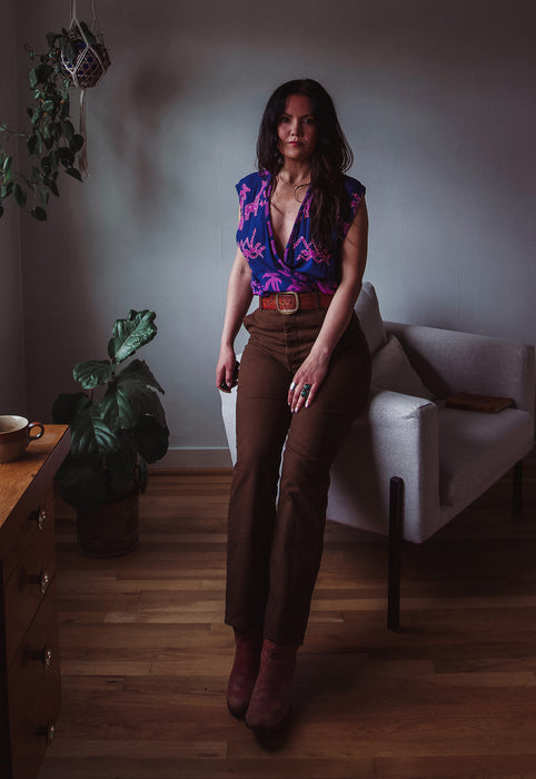 Idylwild Vintage Americana Inspired Saddleback Palomino Pants Christie Araujo