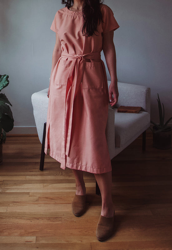 Idylwild Vintage Homemade Peach House Dress