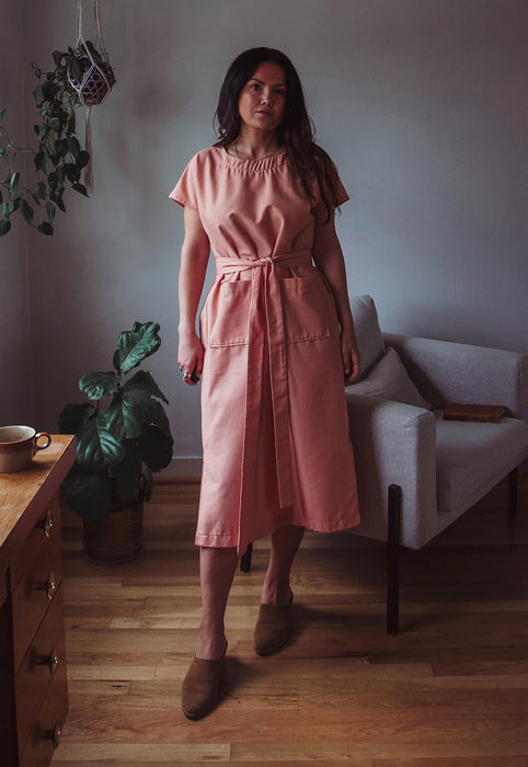 Idylwild Vintage Homemade Peach House Dress Christie Araujo