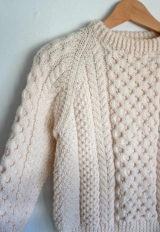 Shrunken Vintage Fisherman's Sweater