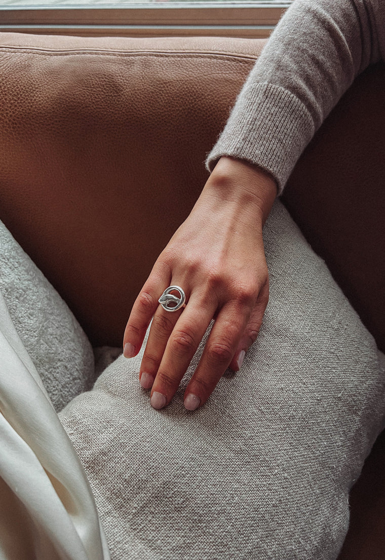 Cosmic Mother Ring - Solid Sterling Silver