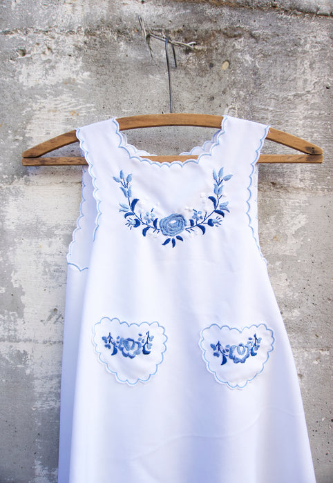 Hungarian Children's Girls Cotton Vintage Dress Size 5