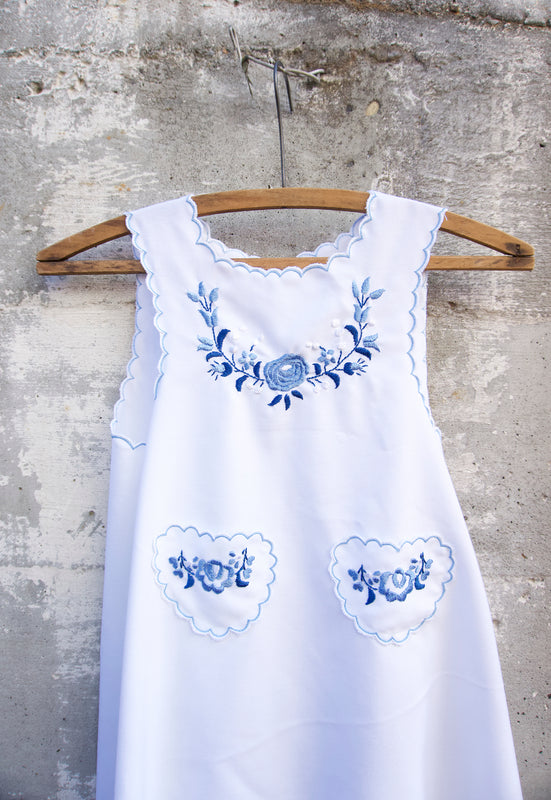 Hungarian Children's Girls Cotton Vintage Dress Size 5