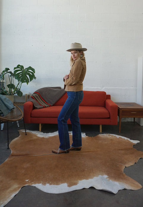 Idylwild Vintage Perfect Suede Caramel Jacket