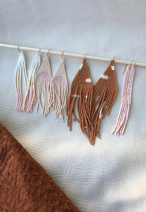 Idylwild Studio Oma Hand Beaded Earrings