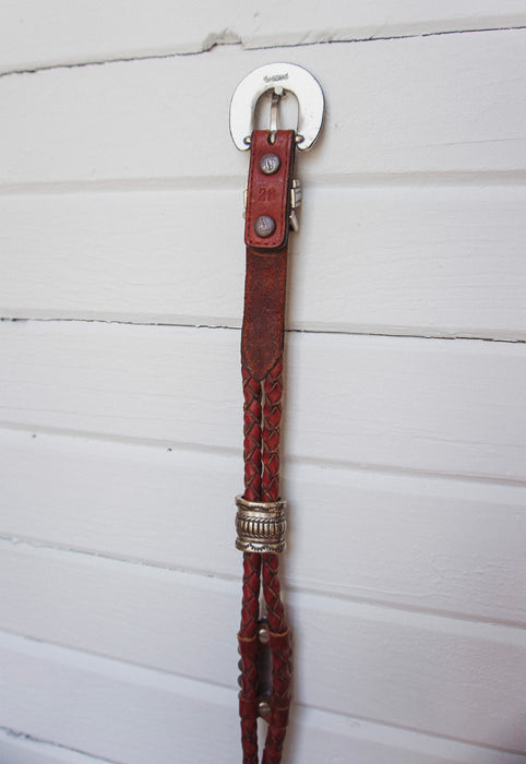 1996 Braided Leather Western Belt