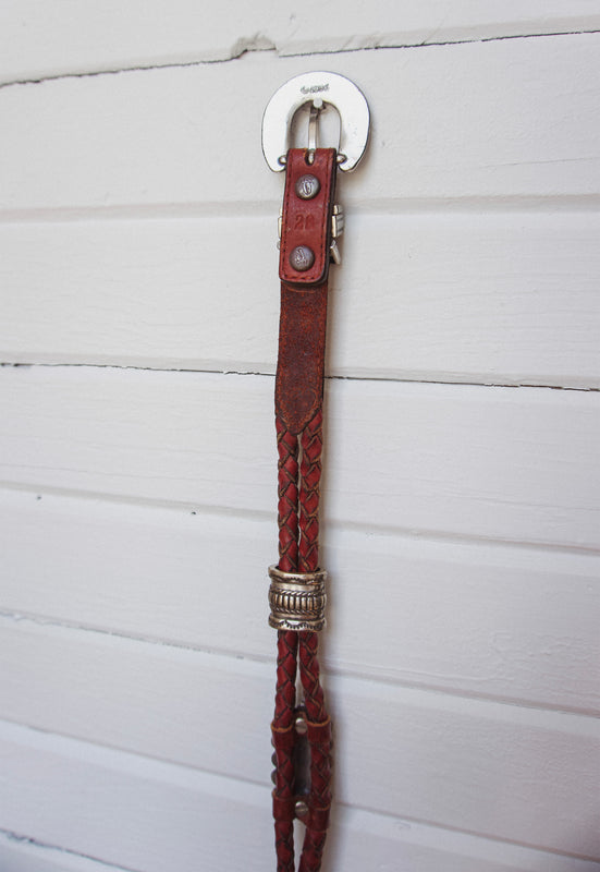 1996 Braided Leather Western Belt