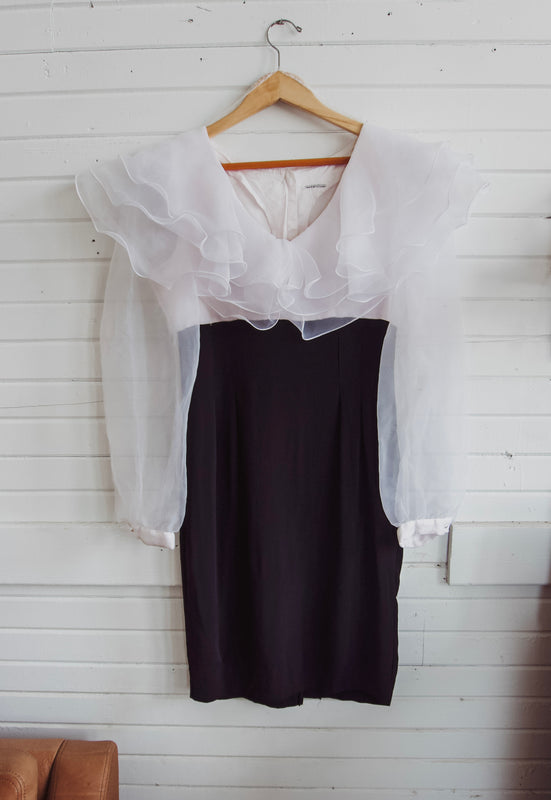 Vintage 90s Froufrou Dress