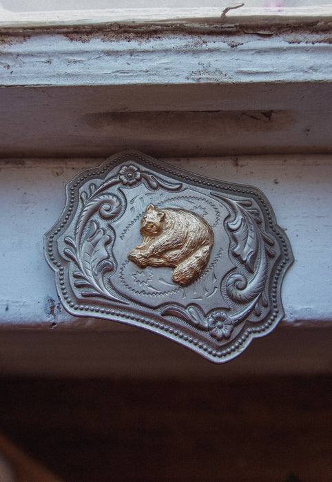 Vintage Trash Panda Belt Buckle