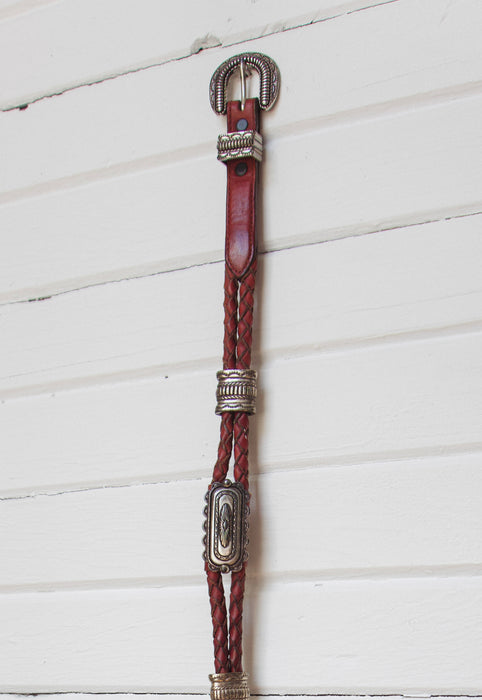 1996 Braided Leather Western Belt