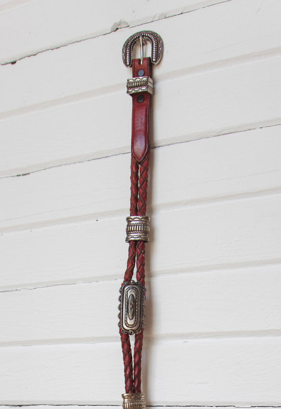 1996 Braided Leather Western Belt