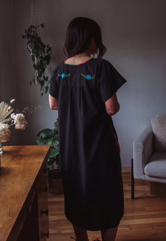 Vintage Black Pueblo Dress Idylwild Vintage Black Pueblo Dress Idylwild
