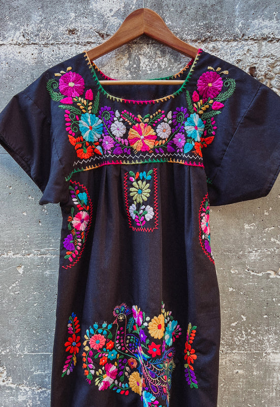 Vintage Black Pueblo Dress Idylwild Vintage Black Pueblo Dress Idylwild