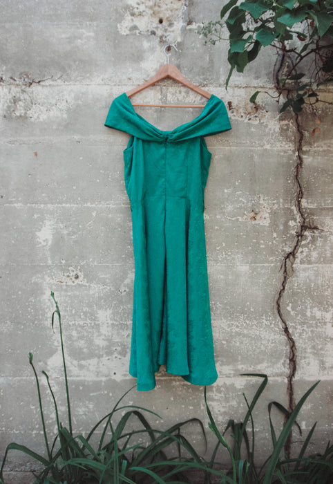 Idylwild Vintage Jungle Green 1950's Party Dress