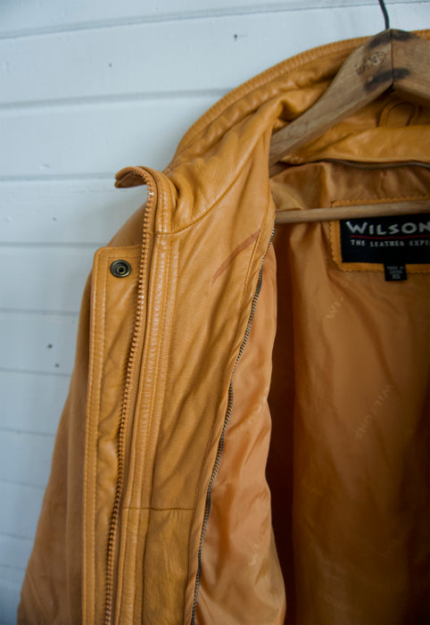 Vintage Leather Bomber