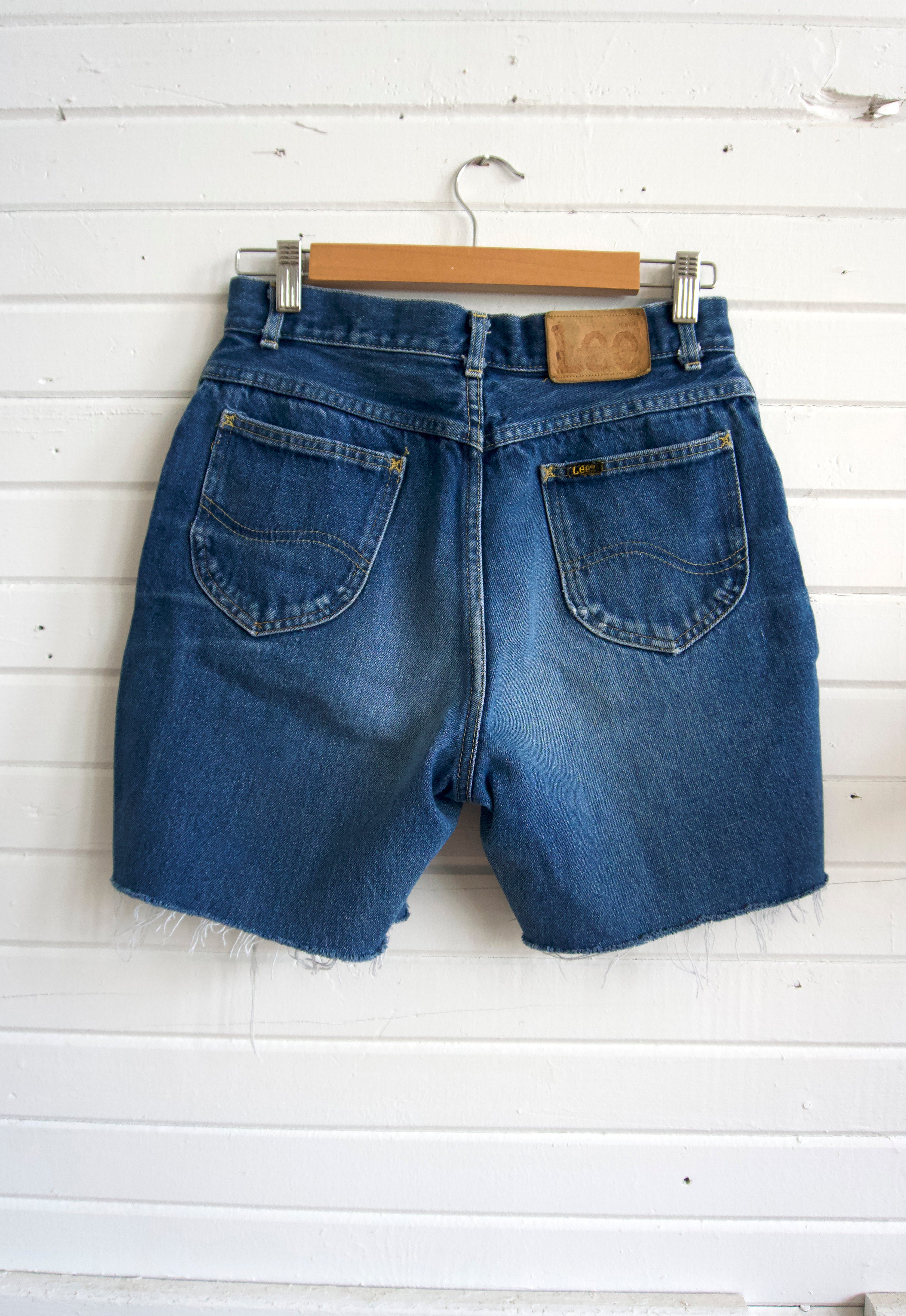 Vintage Lee Rider Cutoff High Rise, Longer Leg Jean Shorts