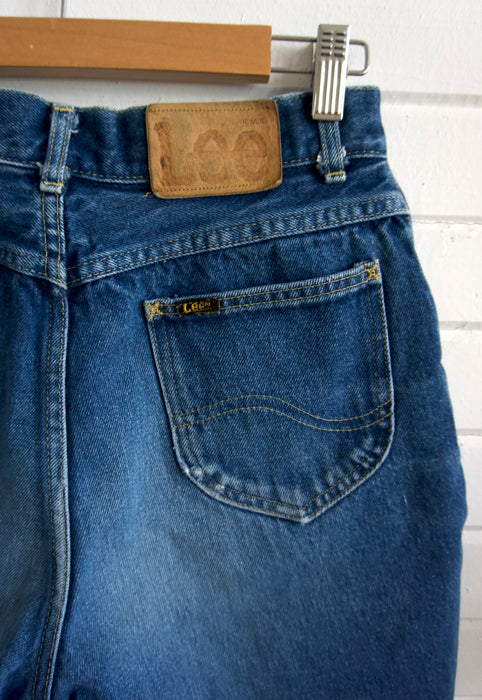 Vintage Lee Rider Cutoff High Rise, Longer Leg Jean Shorts