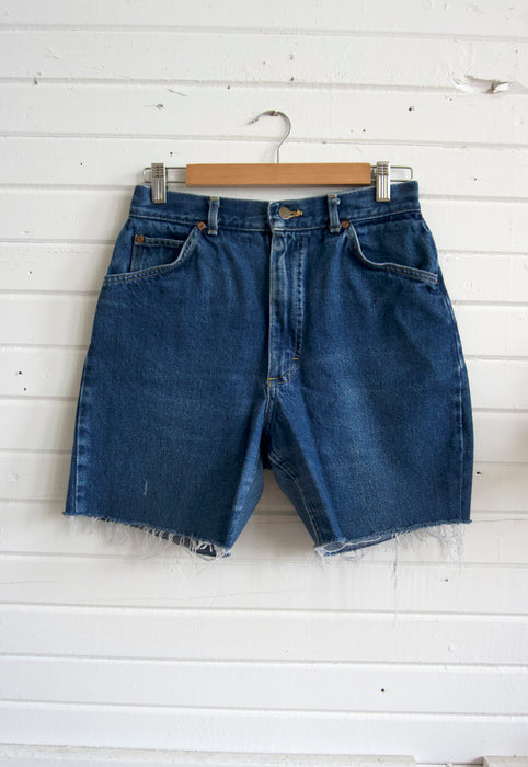 Vintage Lee Rider Cutoff High Rise, Longer Leg Jean Shorts